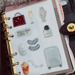 Set of Epoxy Stickers for Phone Cover